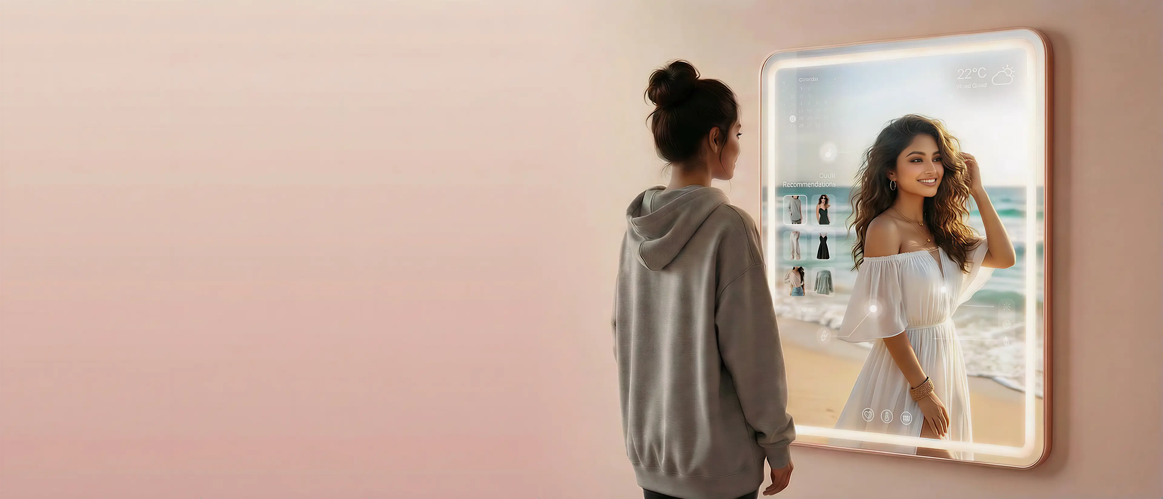 a chill beach day outfit, keep it light and easy