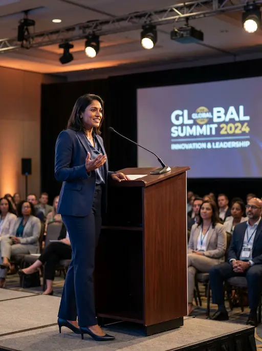 AI-styled Professional outfit — look 5 generated by Style Math AI