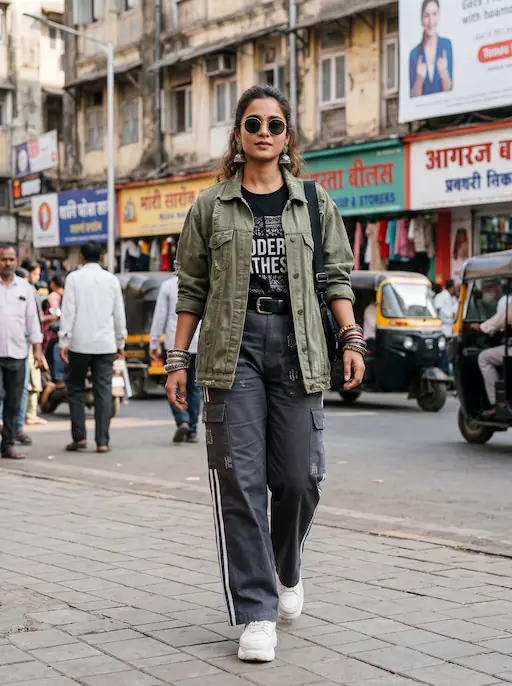 AI-styled Custom / Freestyle outfit — look 11 generated by Style Math AI