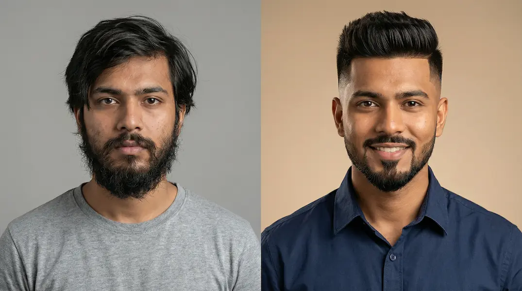 Transformation — Hair Cut · Modern