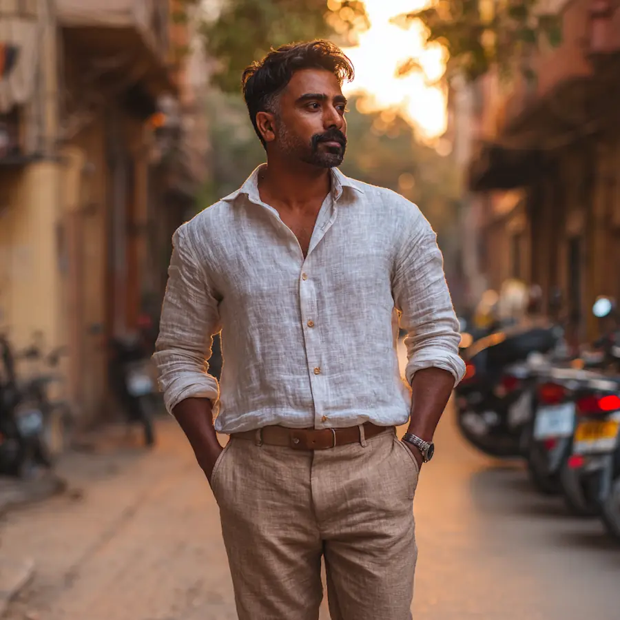 AI-styled Lifestyle outfit — look 4 generated by Style Math AI