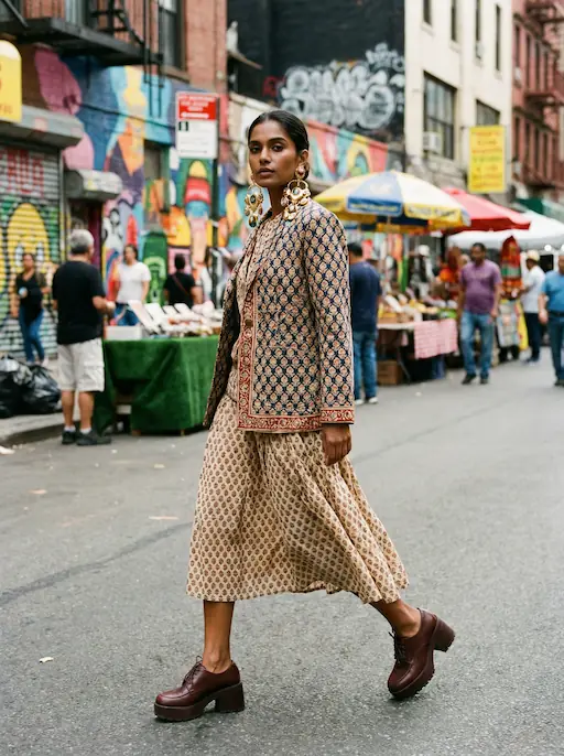 AI-styled Travel outfit — look 5 generated by Style Math AI