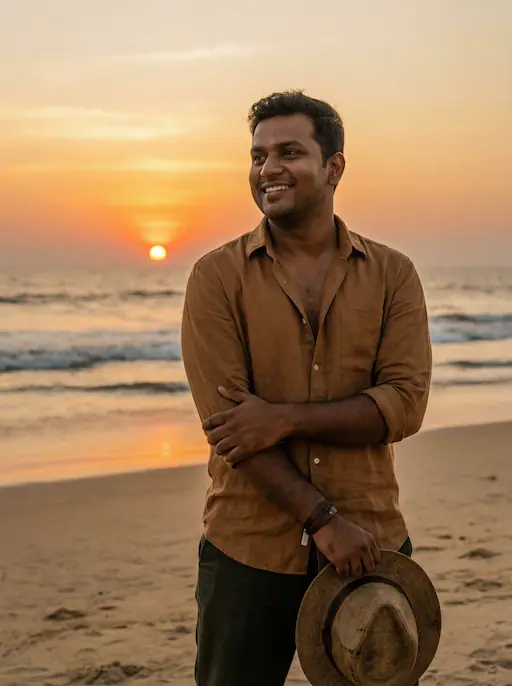 AI-styled Travel outfit — look 8 generated by Style Math AI