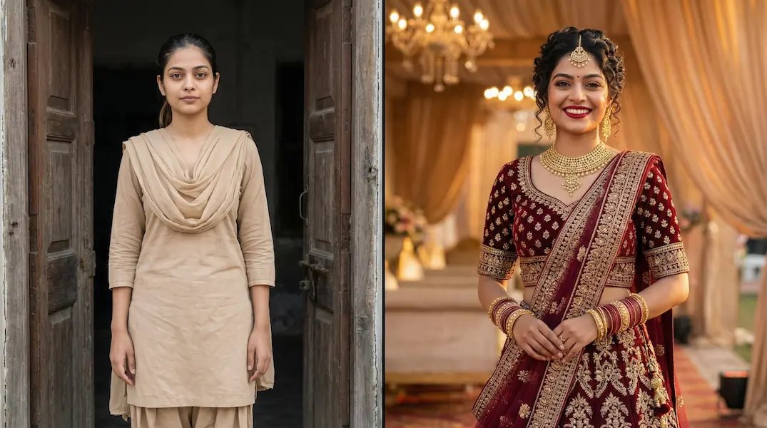 Transformation — Sangeet Night · Glamorous