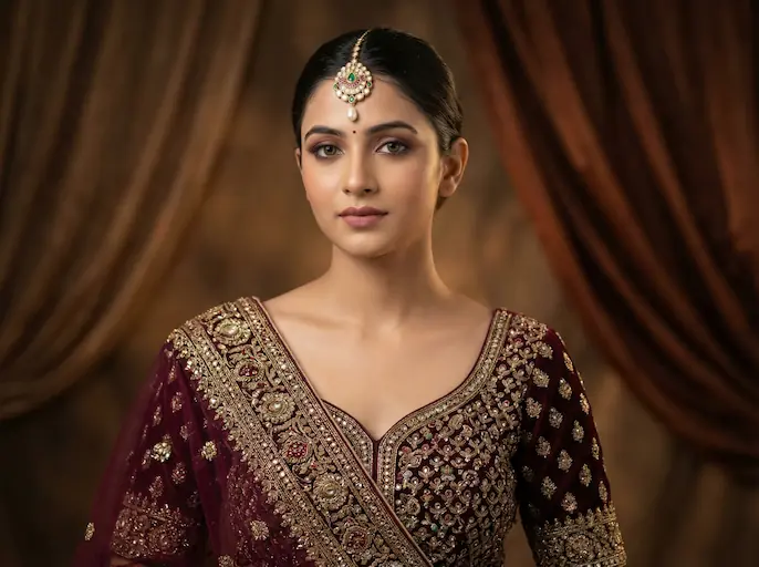 AI-styled Wedding outfit — look 4 generated by Style Math AI