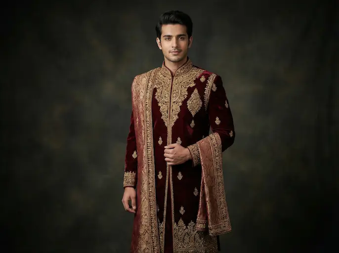 AI-styled Wedding outfit — look 5 generated by Style Math AI